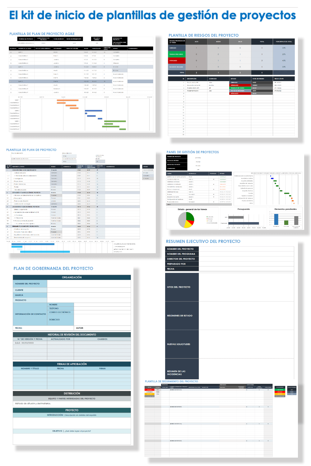 Kit de inicio de mejores prácticas de gestión de proyectos