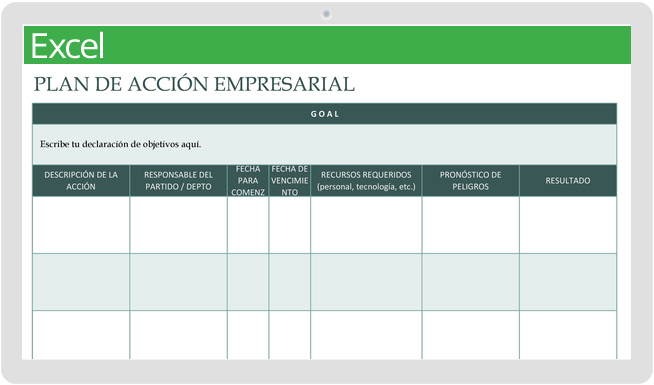 Plan de Acción Empresarial