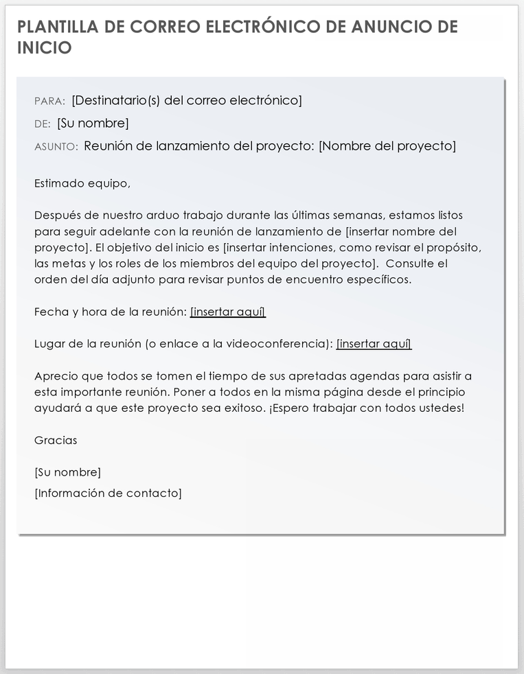  Plantilla de correo electrónico de anuncio de lanzamiento