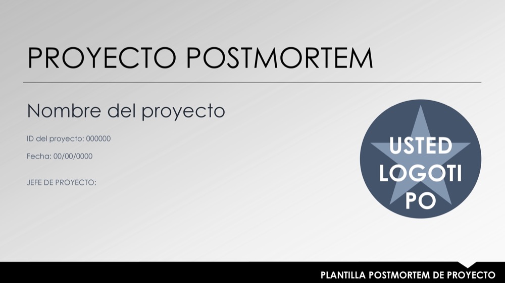 PLANTILLA DE PROYECTO POSTMORTEM