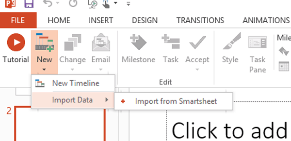 Office Timeline in Smartsheet 